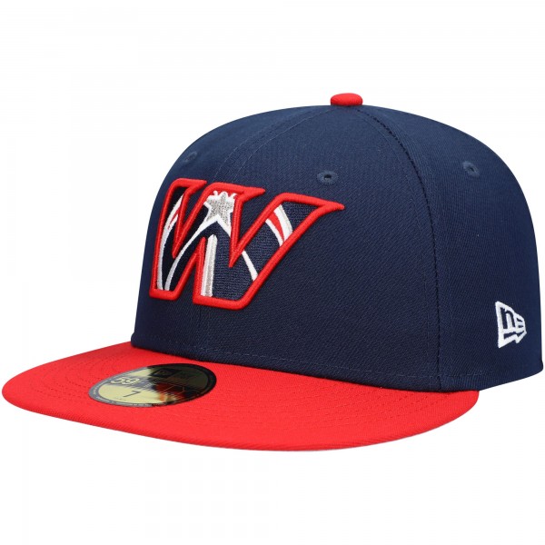 Бейсболка Washington Wizards New Era 2021 NBA Draft 59FIFTY - Navy - официальный мерч NBA
