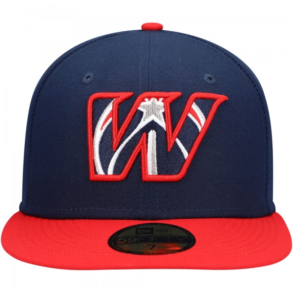 Бейсболка Washington Wizards New Era 2021 NBA Draft 59FIFTY - Navy - официальный мерч NBA