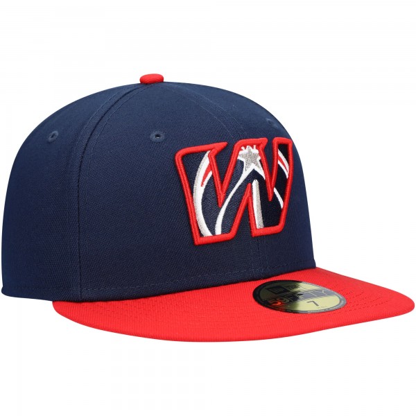 Бейсболка Washington Wizards New Era 2021 NBA Draft 59FIFTY - Navy - официальный мерч NBA