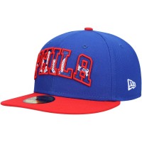 Бейсболка Philadelphia 76ers New Era 2021 NBA Draft 59FIFTY - Royal