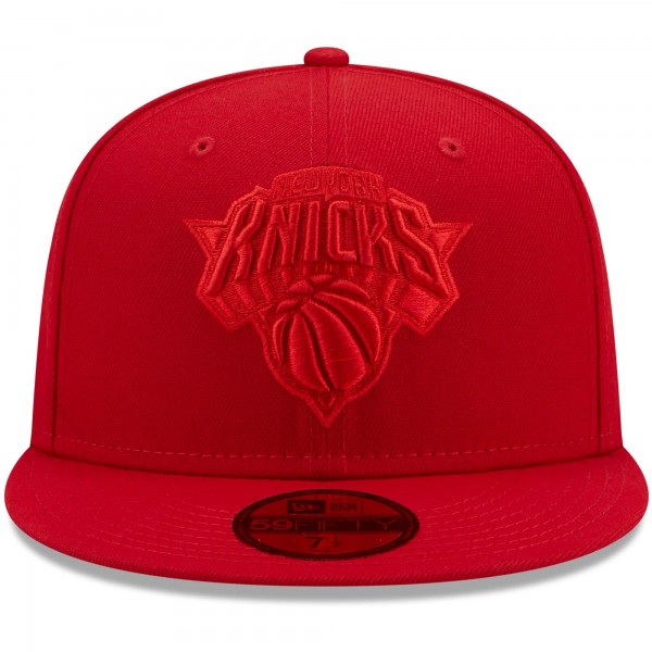 Бейсболка New York Knicks New Era Color Pack 59FIFTY - Scarlet - официальный мерч NBA