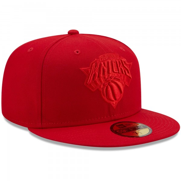 Бейсболка New York Knicks New Era Color Pack 59FIFTY - Scarlet - официальный мерч NBA