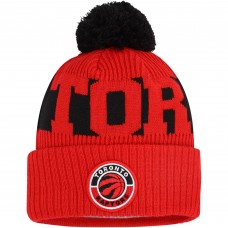Шапка с помпоном Toronto Raptors New Era Sport Logo - Red