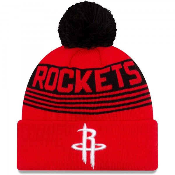 Шапка с помпоном Houston Rockets New Era Proof - Red - оригинальная атрибутика НБА