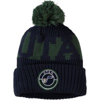 Шапка с помпоном Utah Jazz New Era Youth Sport Cuffed Knit - Navy