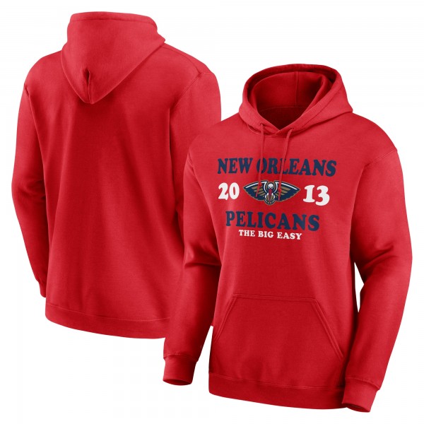 Толстовка с капюшоном New Orleans Pelicans Fierce Competitor - Red - фирменная одежда NBA