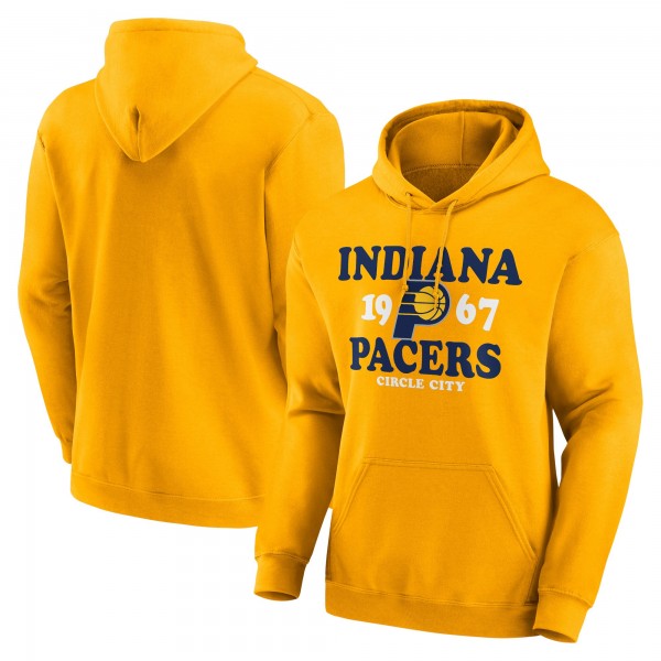 Толстовка с капюшоном Indiana Pacers Fierce Competitor - Gold - фирменная одежда NBA