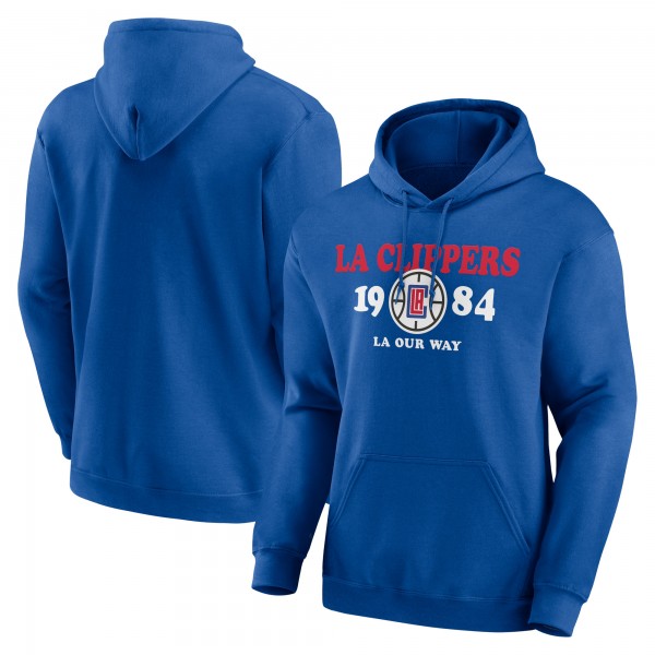 Толстовка с капюшоном LA Clippers Fierce Competitor - Royal - фирменная одежда NBA