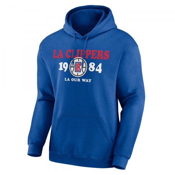 Толстовка с капюшоном LA Clippers Fierce Competitor - Royal - фирменная одежда NBA