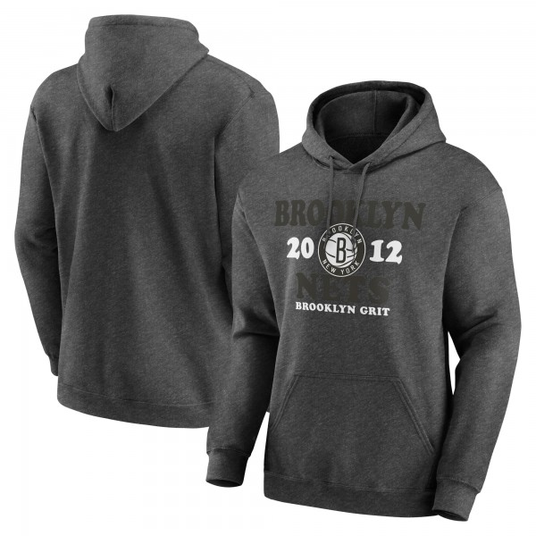 Толстовка Brooklyn Nets Fierce Competitor - Heathered Charcoal
