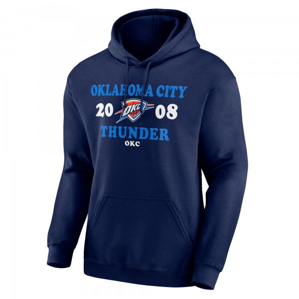 Толстовка с капюшоном Oklahoma City Thunder Fierce Competitor - Navy - фирменная одежда NBA