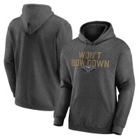 Толстовка с капюшоном New Orleans Pelicans Victory Earned - Heathered Charcoal