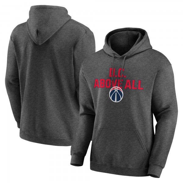 Толстовка с капюшоном Washington Wizards Victory Earned - Heathered Charcoal - фирменная одежда NBA