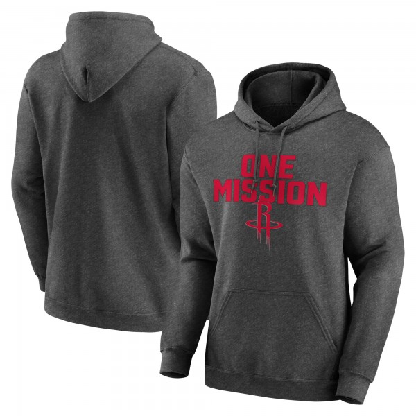 Толстовка с капюшоном Houston Rockets Victory Earned - Heathered Charcoal - фирменная одежда NBA