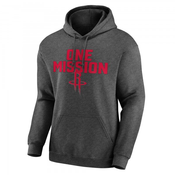 Толстовка с капюшоном Houston Rockets Victory Earned - Heathered Charcoal - фирменная одежда NBA