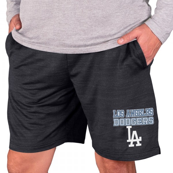Los Angeles Dodgers Concepts Sport Charcoal Bullseye Knit Jam Shorts