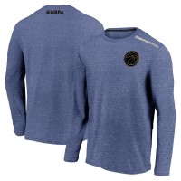 Футболка с длинным рукавом NBPA Behind the Arc - Heathered Navy