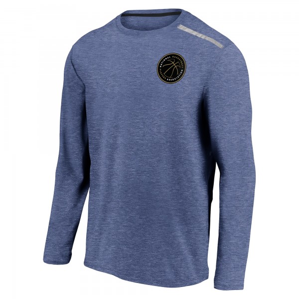 Футболка с длинным рукавом NBPA Behind the Arc - Heathered Navy