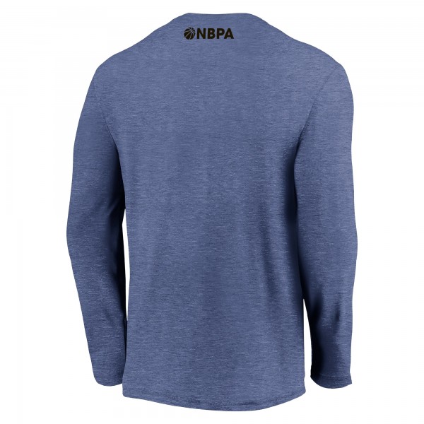 Футболка с длинным рукавом NBPA Behind the Arc - Heathered Navy