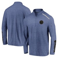 Кофта на короткой молнии NBPA Half-Court Press - Heathered Navy