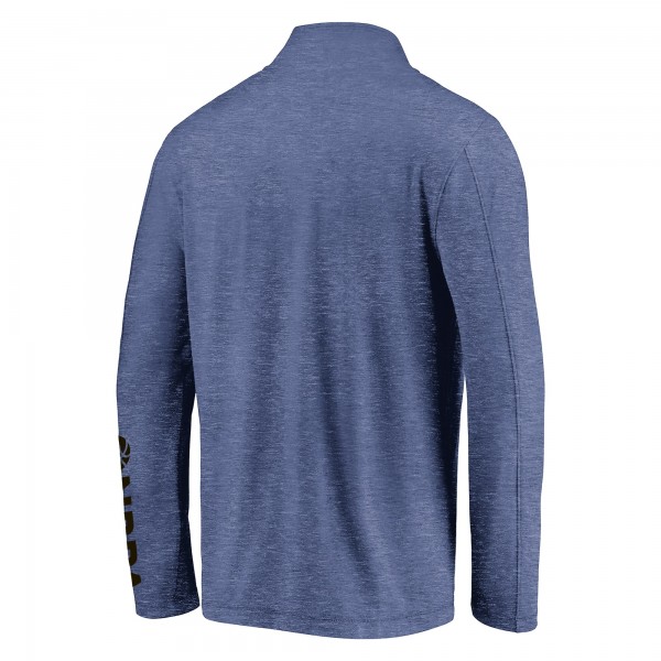 Кофта на короткой молнии NBPA Half-Court Press - Heathered Navy