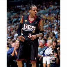 Unsigned Philadelphia 76ers Allen Iverson Fanatics Authentic 2001 NBA Finals Screaming Photograph