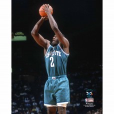 Unsigned Charlotte Hornets Larry Johnson Fanatics Authentic Jump Shot Photograph