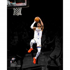 Unsigned Oklahoma City Thunder Shai Gilgeous-Alexander Fanatics Authentic Shoots the Ball Photograph