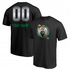 именная футболка Boston Celtics Midnight Mascot - Black