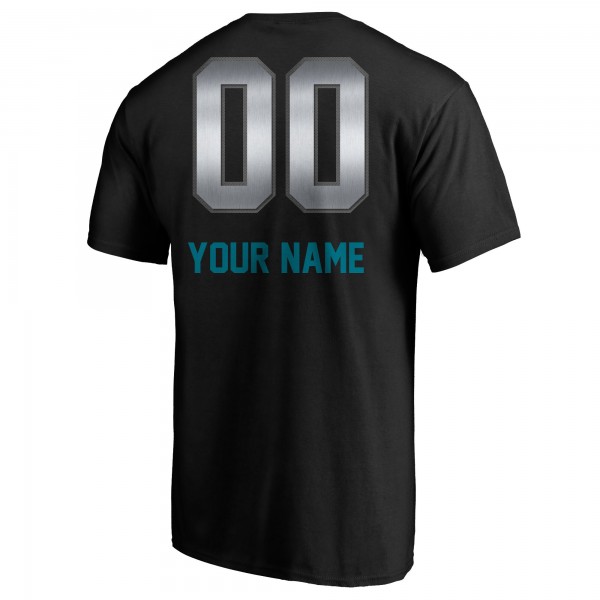 Именная футболка Charlotte Hornets Midnight Mascot - Black