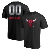 Именная футболка Chicago Bulls Midnight Mascot - Black