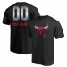Именная футболка Chicago Bulls Midnight Mascot - Black