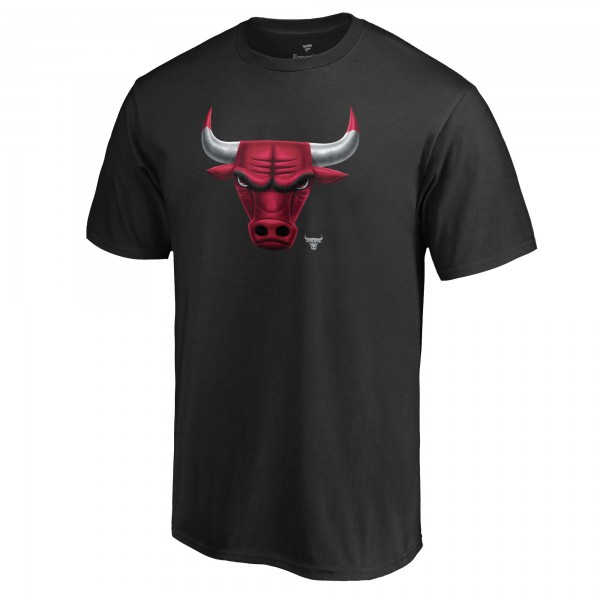 Именная футболка Chicago Bulls Midnight Mascot - Black