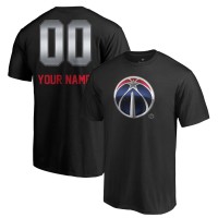Washington Wizards Black Midnight Mascot Personalized Name & Number T-Shirt