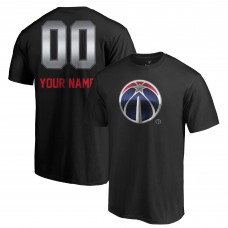 Washington Wizards Black Midnight Mascot Personalized Name & Number T-Shirt