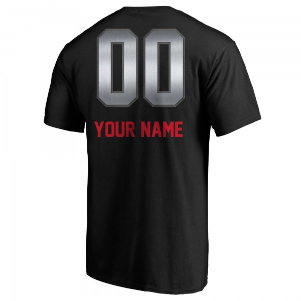 Washington Wizards Black Midnight Mascot Personalized Name & Number T-Shirt