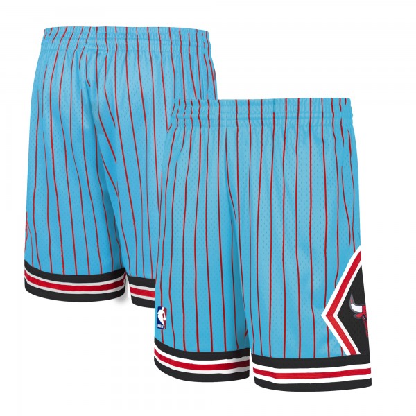 Шорты Chicago Bulls Mitchell & Ness Hardwood Classic Reload Swingman - Blue - спортивная одежда НБА
