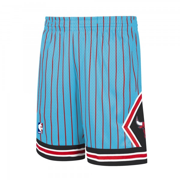 Шорты Chicago Bulls Mitchell & Ness Hardwood Classic Reload Swingman - Blue - спортивная одежда НБА