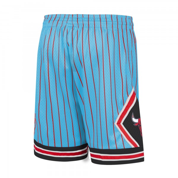 Шорты Chicago Bulls Mitchell & Ness Hardwood Classic Reload Swingman - Blue - спортивная одежда НБА