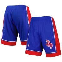 Шорты Detroit Pistons Mitchell & Ness Hardwood Classics Reload 2.0 Swingman - Blue