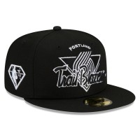 Бейсболка Portland Trail Blazers New Era 2021 NBA Tip-Off 59FIFTY - Black