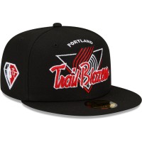 Бейсболка Portland Trail Blazers New Era 2021 NBA Tip-Off Team Color 59FIFTY - Black