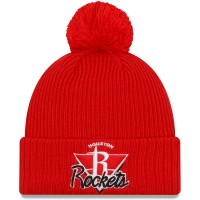 Шапка с помпоном Houston Rockets New Era 2021 NBA Tip-Off - Red