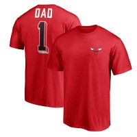 Футболка Chicago Bulls Red Number One Dad