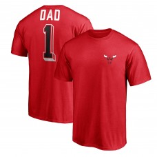Футболка Chicago Bulls Red Number One Dad