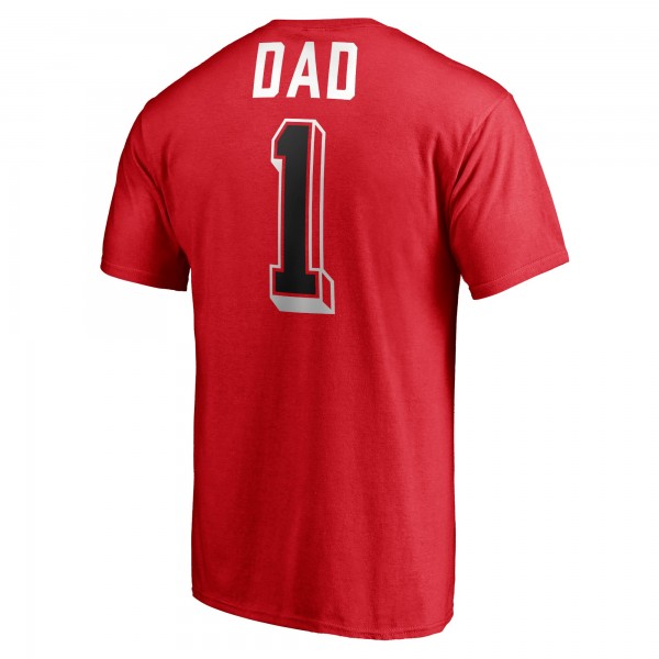Футболка Chicago Bulls Red Number One Dad