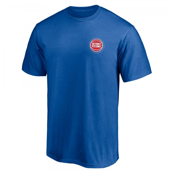 Detroit Pistons Royal Number One Dad T-Shirt