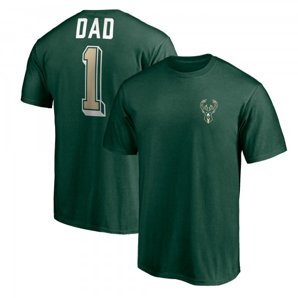 Футболка Milwaukee Bucks Number One Dad - Green