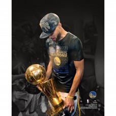 Unsigned Golden State Warriors Stephen Curry Fanatics Authentic 2018 NBA Finals Trophy Celebration Spotlight Photograph