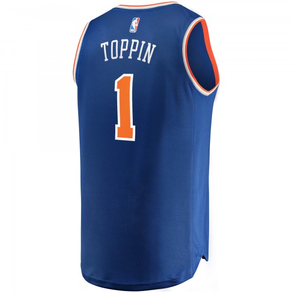 Игровая форма  Obi Toppin New York Knicks 2020/21 Fast Break Replica - Icon Edition - Blue